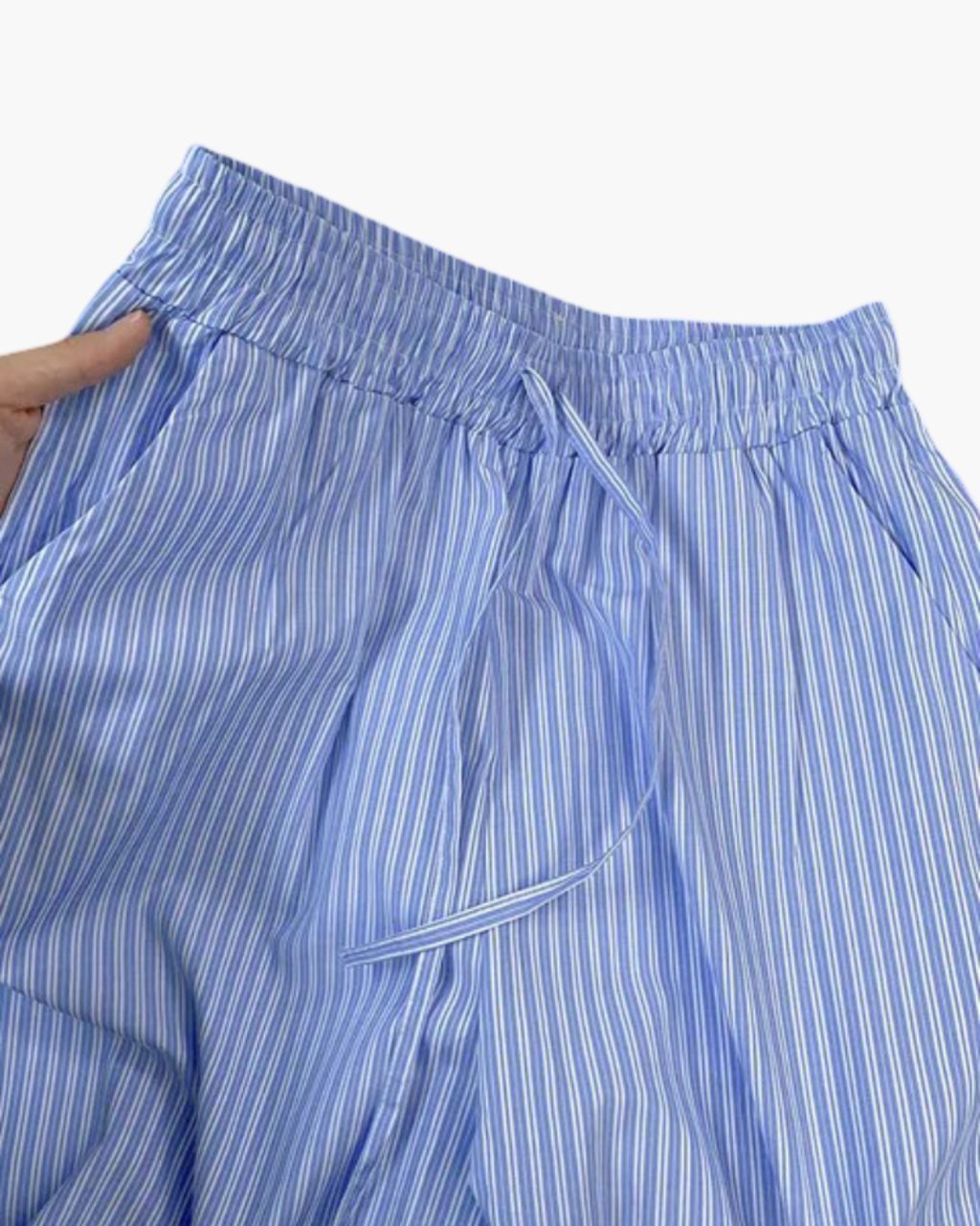 Pantalon : Ciel rayé