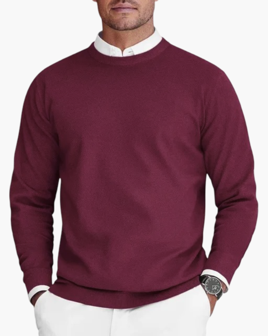 Pull : Sang bordeaux