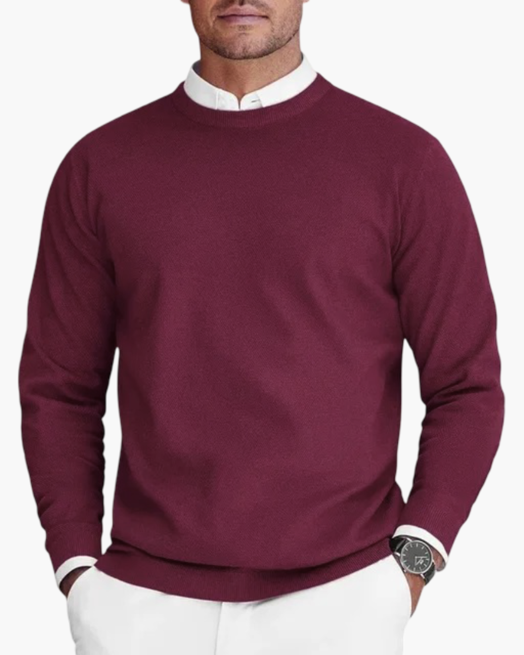 Pull : Sang bordeaux