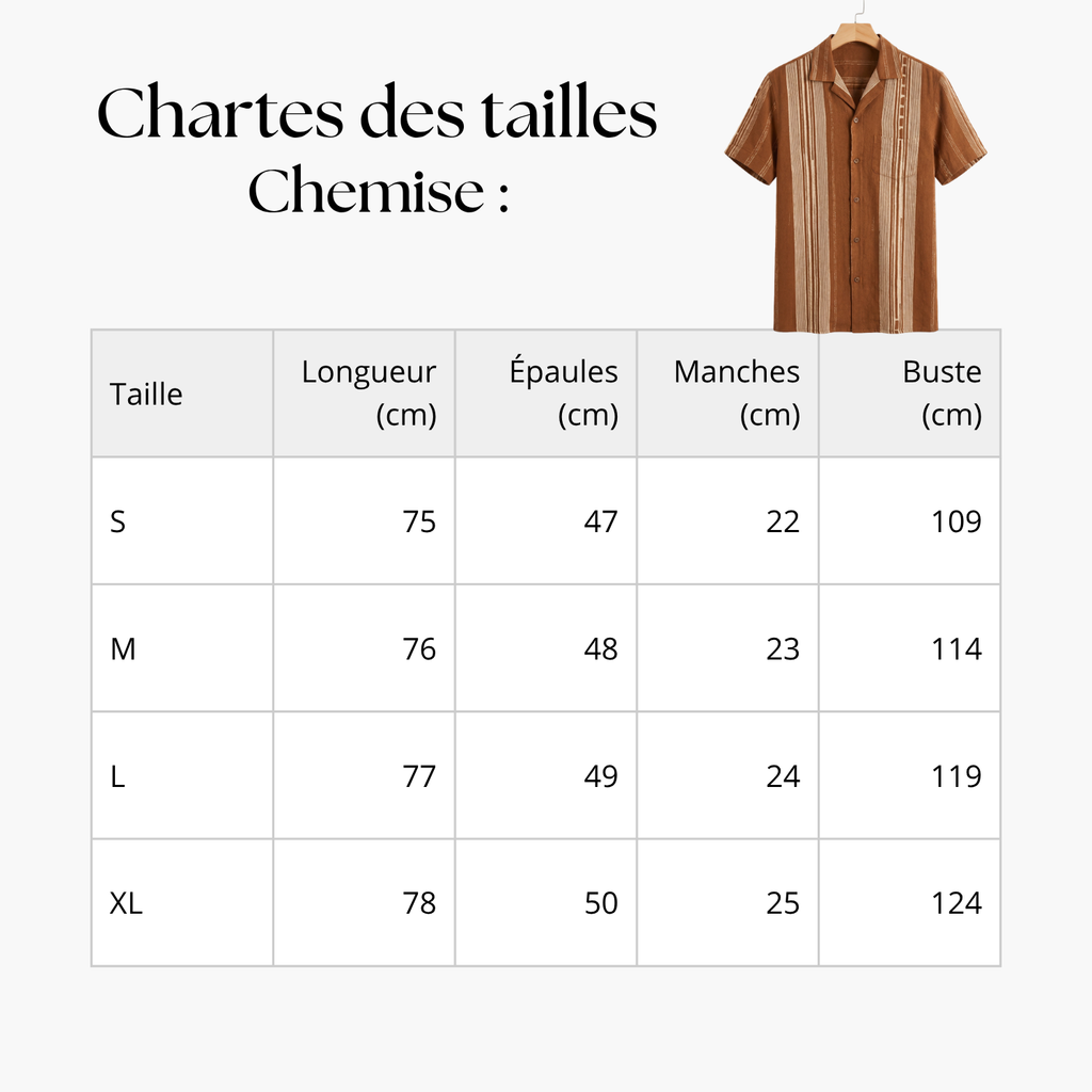Chemise Terre Sienne
