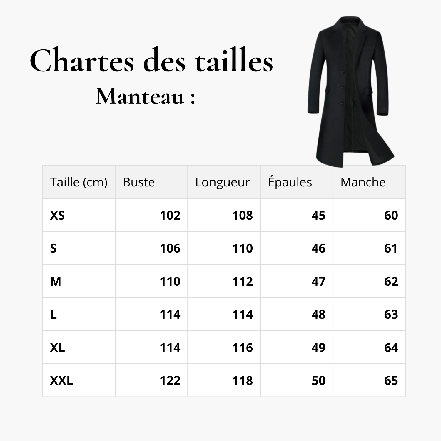 Manteau : Trench