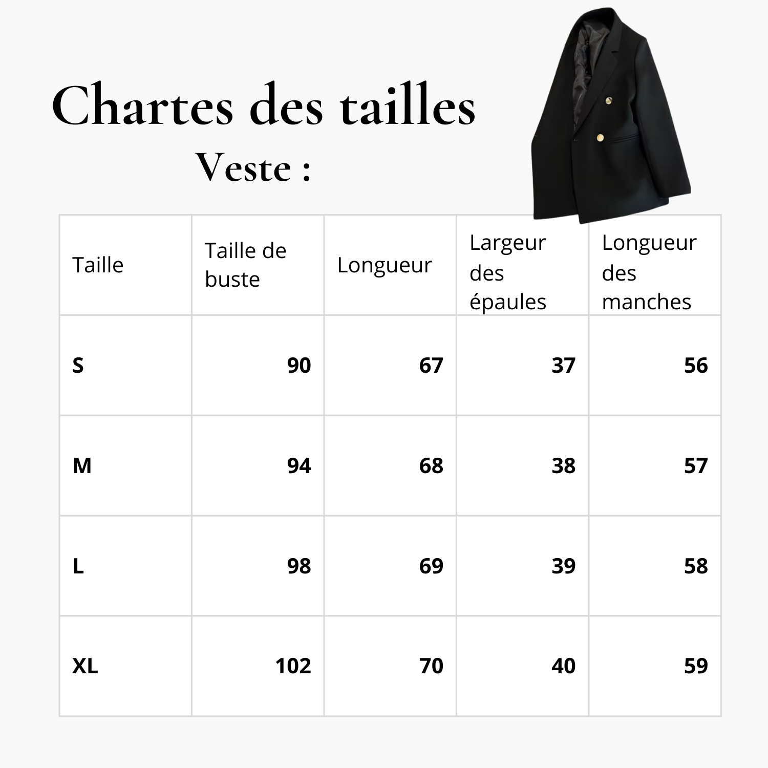 Blazer : Bouton d'or