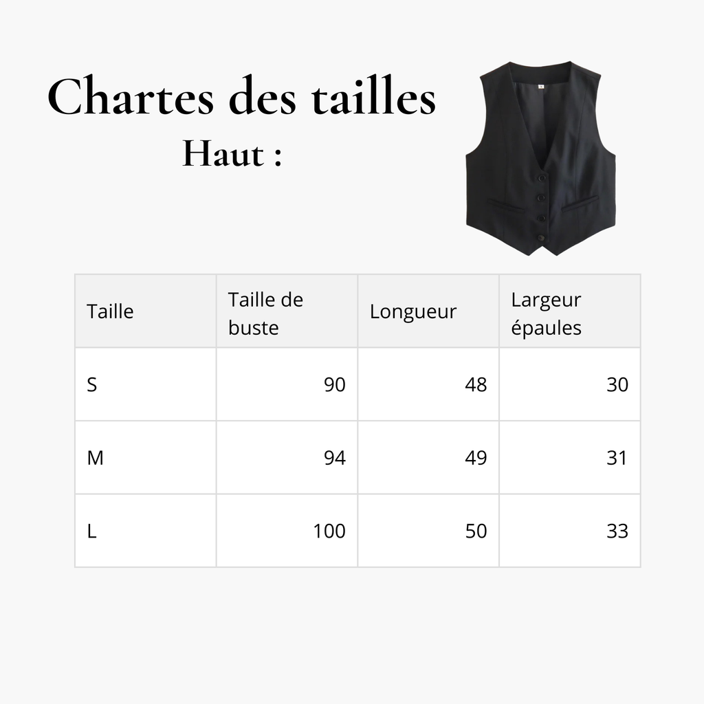Gilet Femme Moderne
